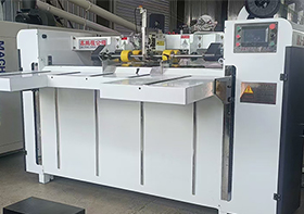 半自动单片钉箱机客户案例